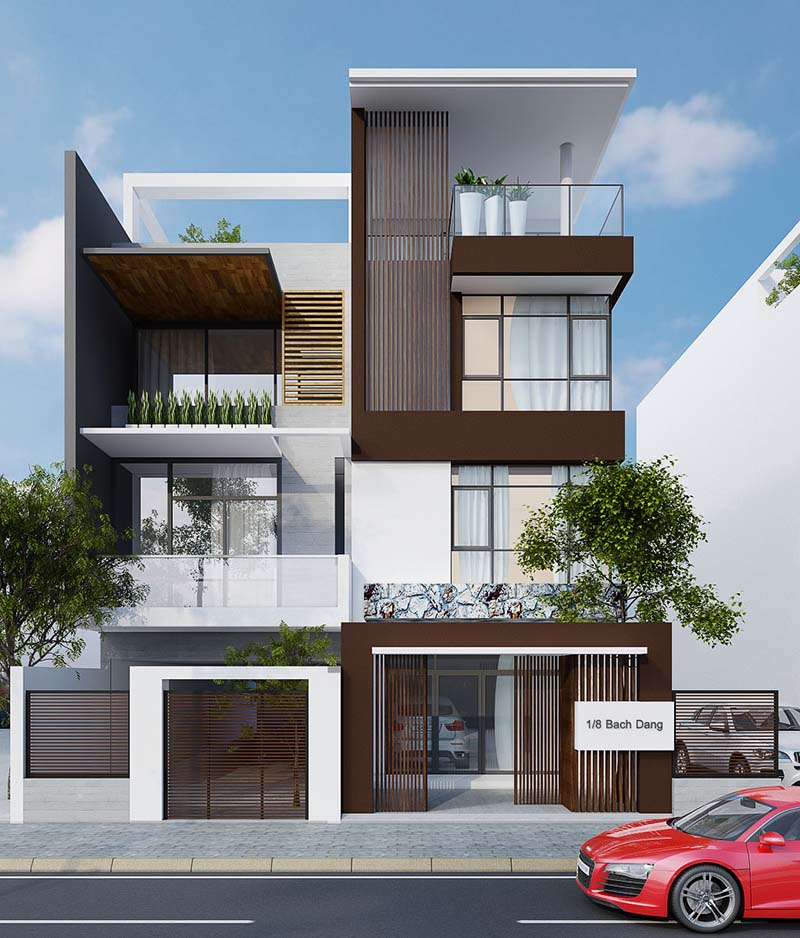 Thiết kế nhà đẹp ứng dụng nguyên tắc hài hòa