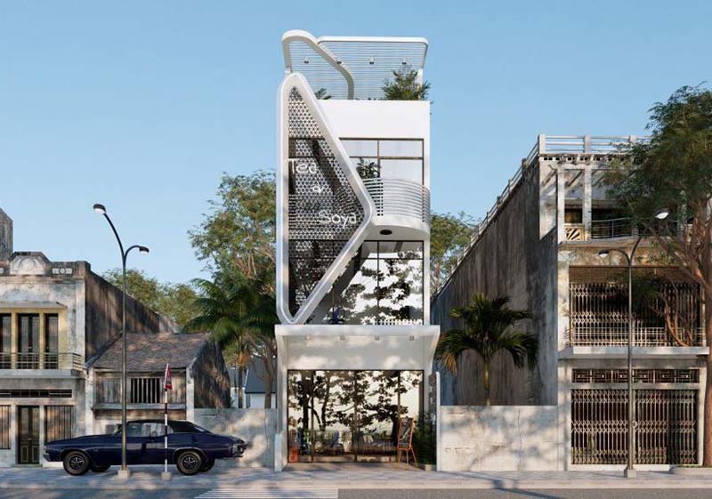 Thiết kế nhà đẹp kết hợp kinh doanh